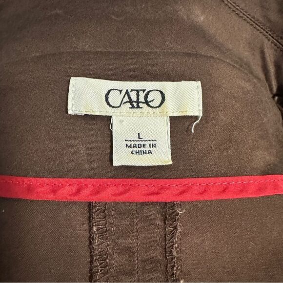 Cato brown jacket. Size large - Picture 5 of 5